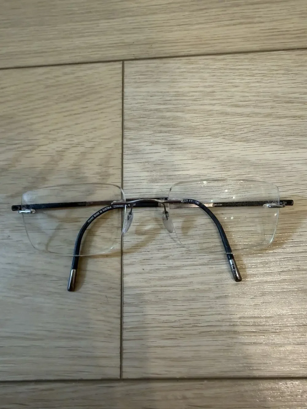 Silhouette Eyeglasses, Frames Only, 5540 JF 7110, 55-21-140, Titanium, Austria